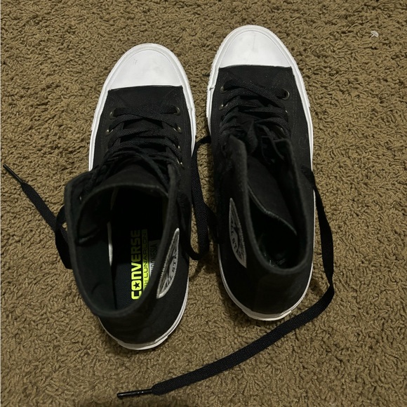 ⭐️RARE! Converse Chuck Taylor High Top With Lunarlon in Black/White - Picture 6 of 8